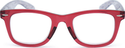 Zippo Damen Lesebrille +2.50 in Rot Farbe 31Z-B16-RED250