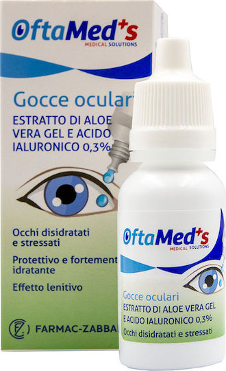 Farmac Zabban Oftamed's Dry Eye Drops with Hyaluronic Acid 10ml | Skroutz.mt