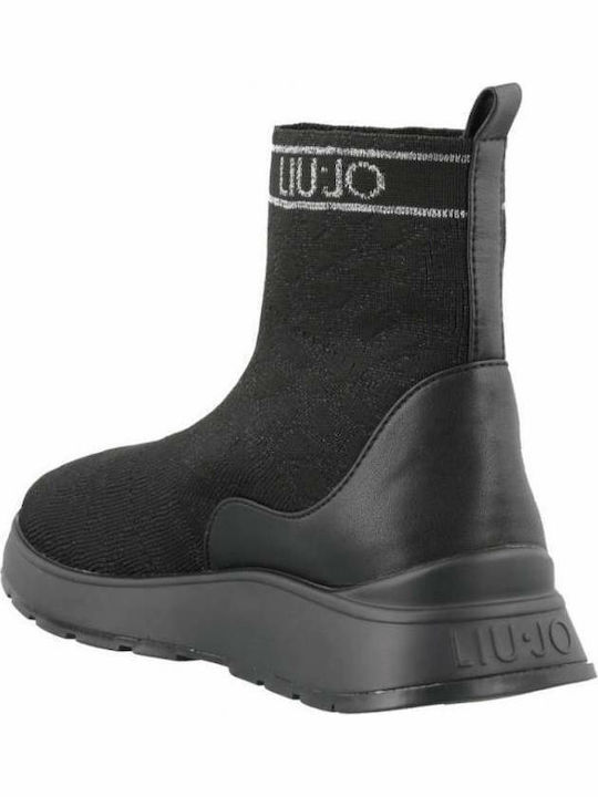 Liu Jo Chunky Sneakers Μαύρα