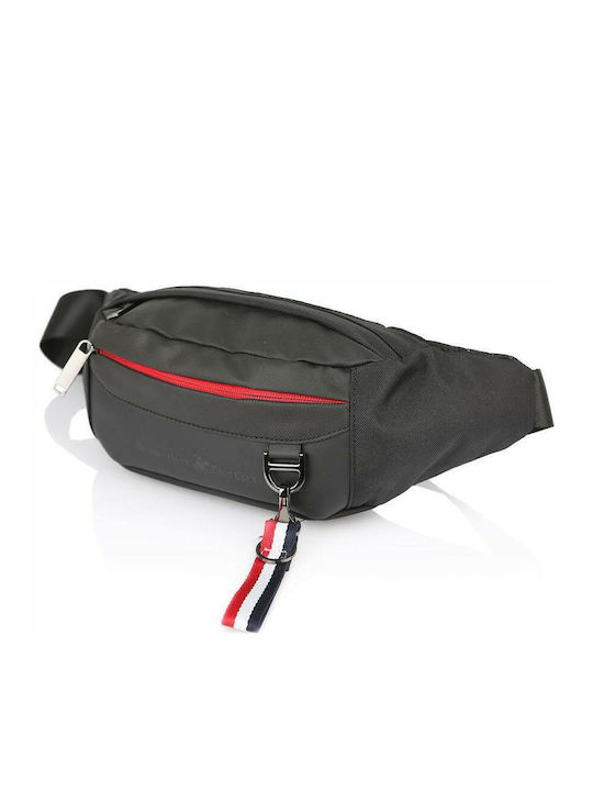 Herren Bum Bag Taille Schwarz