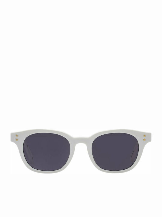 Le Specs Hermetica Ochelari de soare Λευκά cu Cadru & Gri Lentilă Le Specs Hermetica Ochelari de soare Λευκά cu Cadru & Gri Lentilă
