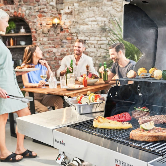 Char-Broil Professional PRO S 2 Gas Grill with 2 pcs 6.15kW and Side Burner