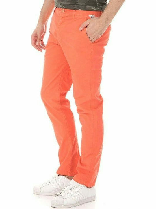 Trousers Chino Elastic Orange