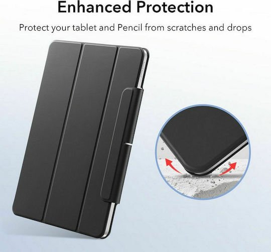 ESR Rebound Flip Cover Neagră (iPad Pro 2021 12.9" / iPad Pro 2020 12.9")