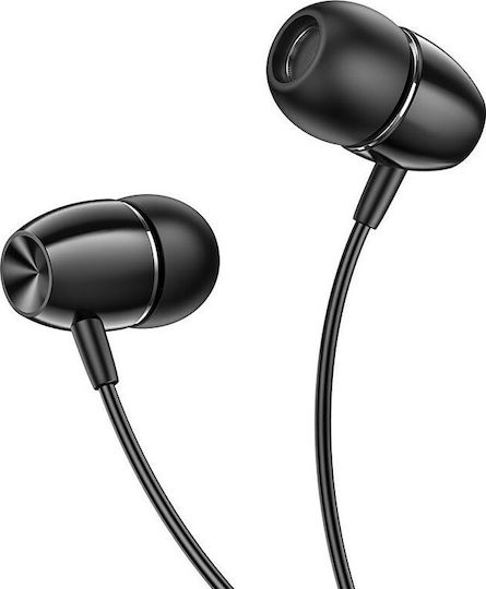 Borofone BM57 Platinum In-ear Handsfree με Βύσμα 3.5mm Μαύρο
