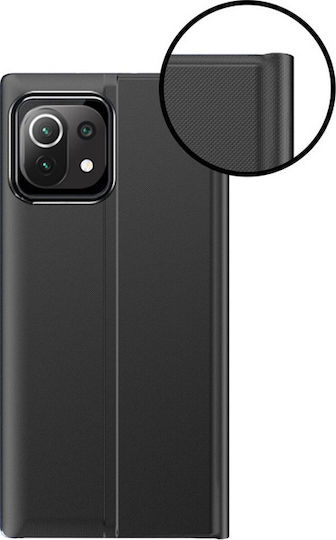 Powertech Book Piele artificială Negru (Xiaomi Mi 11)