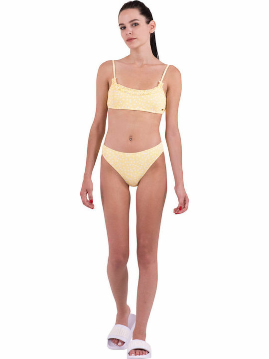 Mind Of Freedom Set Bikini Μπουστάκι PALE BANANA KUTA DOTS