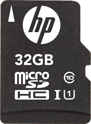 HP microSDHC 32GB Class 10 U1 με αντάπτορα