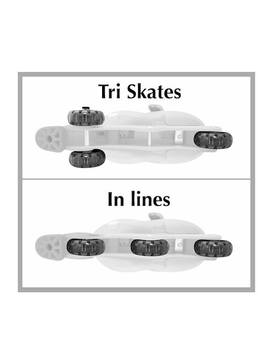 Stamp Inline Adjustable Blue Children's Rollers