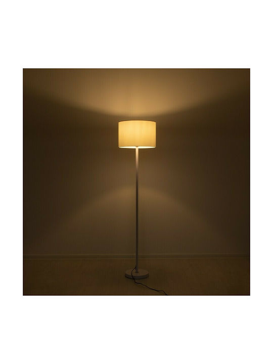 GloboStar Ashley Floor Lamp H145xW35cm. with Socket for Bulb E27 White
