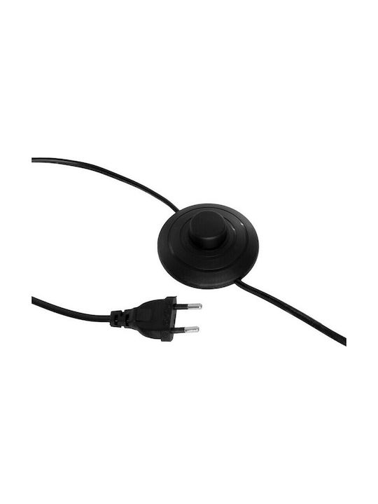 GloboStar Ashley Floor Lamp H145xW40cm. with Socket for Bulb E27 Black
