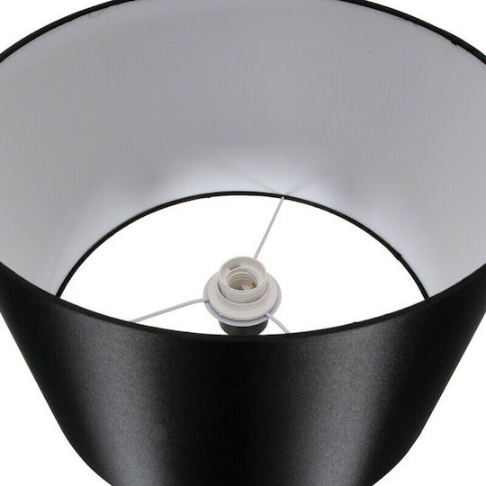 GloboStar Ashley Lampa de podea Î145xL40cm. cu Soclu pentru Bec E27 Negru