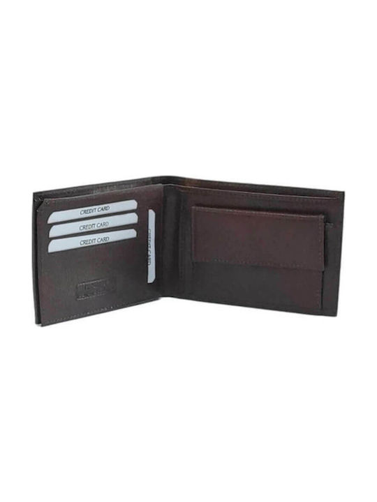 Men's Wallet made of Genuine Leather of Excellent Quality in Brown