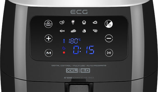 ECG Air Fryer 6lt Black AF6000