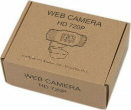 PR-7201 Web Camera HD 720p Ασημί CO-PR-7201