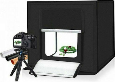 Puluz Photo Box Photo Box with LED Light Φωτιζόμενο με Πολλαπλά Backround 40x40x40cm