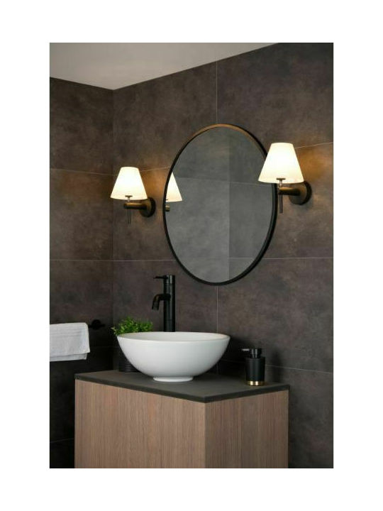 Lucide Lightning Roxy Classic Wall Lamp with G9 Socket Black 15cm