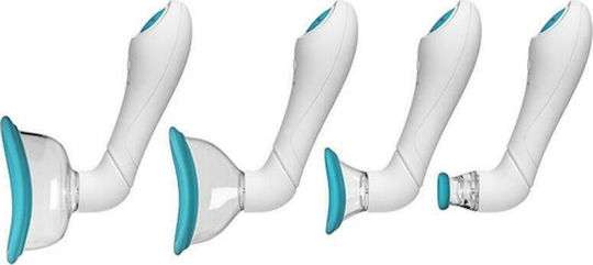Doc Johnson Bloom Intimate Body Pump Вакуумен Стимулатор За Вагина И Клиторен С Вибрация Светлосиньо/Бяло