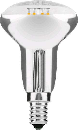 Avide ABLFR50WW-4W Λάμπα LED 4W 90mm για Ντουί E14 και Σχήμα R50 Θερμό Λευκό 390lm