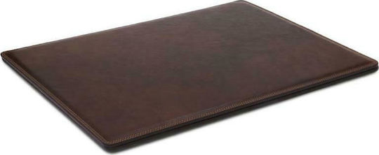 Tuscany Leather Σουμέν Διπλό Δερμάτινο Καφέ Σκούρο 50x40cm