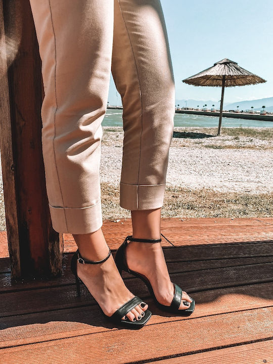 6432-100 Sandals Black