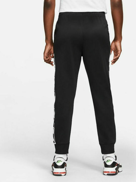 Sportswear Sweatpants Glossy with Elastic Black