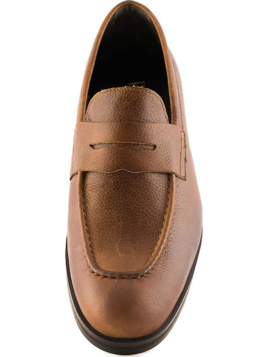 73 Men's Leather Loafers Tabac Brown