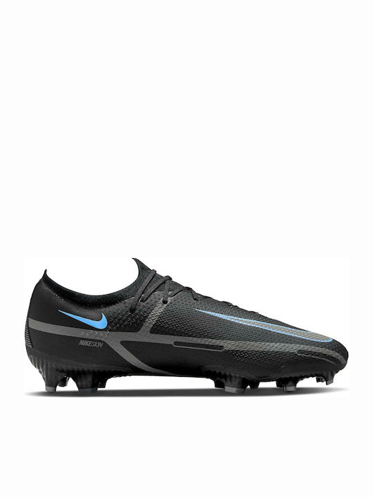 Nike Phantom GT2 Pro FG Χαμηλά Ποδοσφαιρικά Παπούτσια με Τάπες Μαύρα