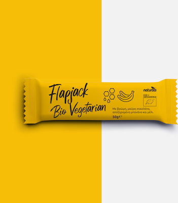 Naturals Organic Bar Flapjack / Oat with Dark Chocolate, Banana & Honey No Added Sugar (1x50gr) 50gr