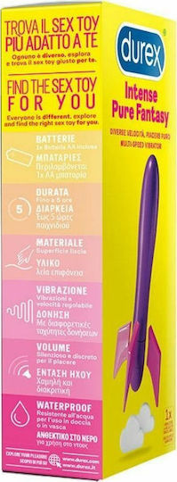 Durex Intense Pure Fantasy Classic Vibrator 17.5cm Purple