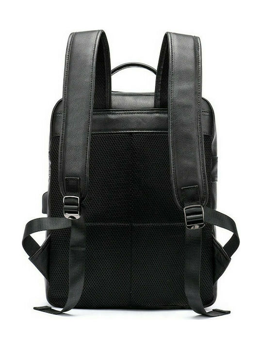 Cardinal Leather Backpack Black 11lt