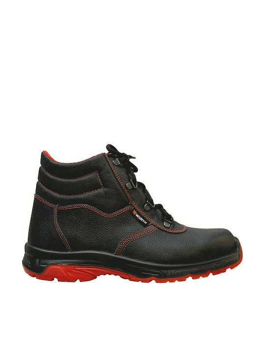 Wurth Hector Waterproof Boots Safety Black S3 with Certification SRC