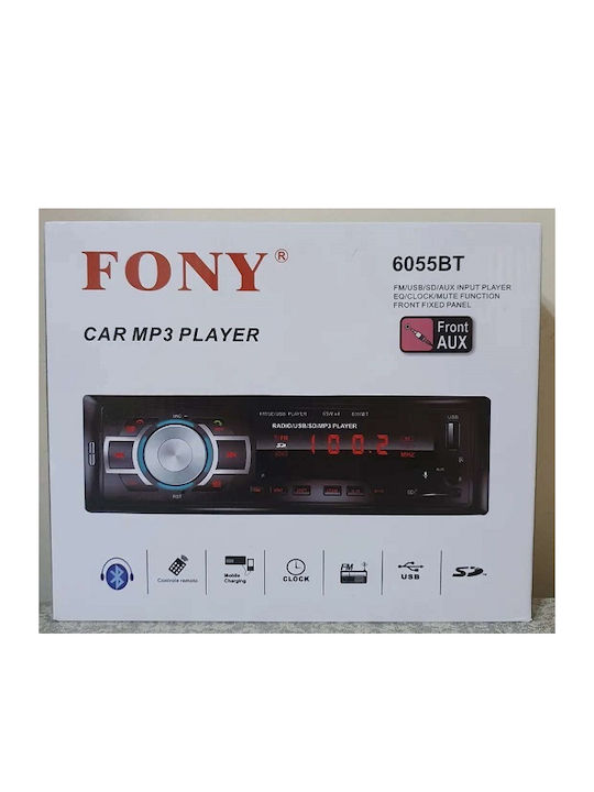 Sistem Audio Auto 1DIN (Bluetooth/USB)