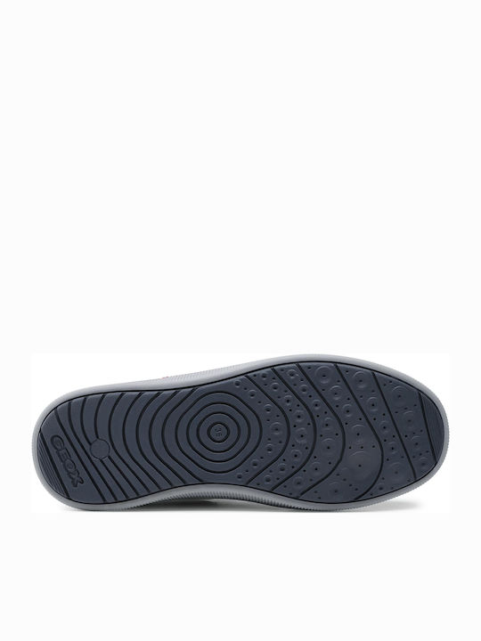 Arzach Boy Παιδικά Sneakers High Ανατομικά με Σκρατς Navy Μπλε