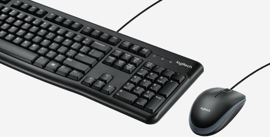 Logitech Desktop MK120 Σετ Πληκτρολόγιο & Ποντίκι Αγγλικό UK