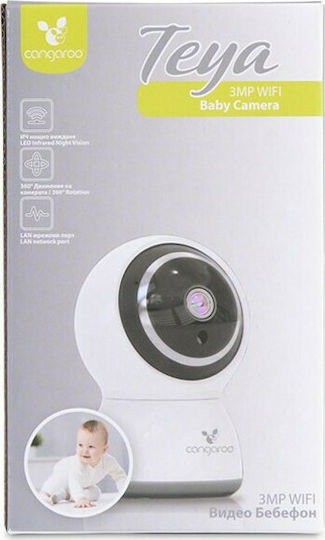 Cangaroo Lan Teya Wireless Baby Monitor Camera & Audio with Two-way Communication