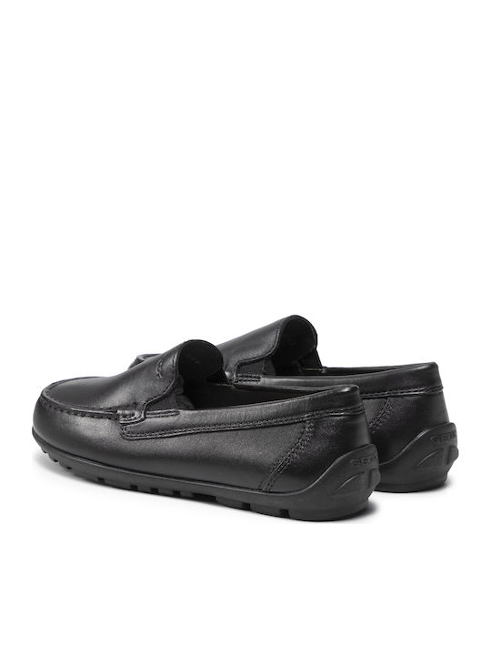 Pantofi copii din piele Negri Fast