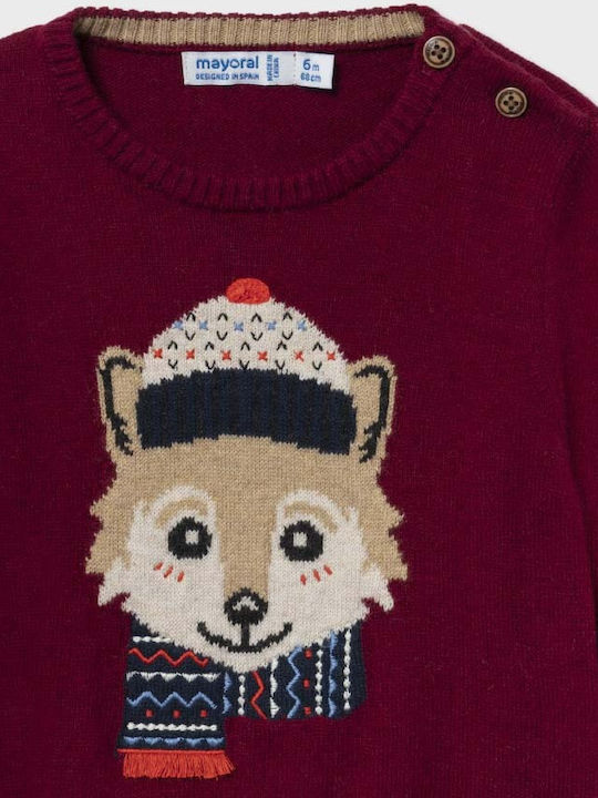 Kids' Sweater Long Sleeve Bordeaux
