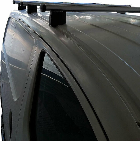 Nordrive Μπάρες Οροφής Αλουμινίου για Nissan NV200 (Σετ με πόδια)