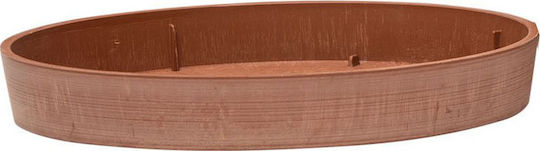 ArtPlast Leonardo Plate Pot Plastic Orange 30x30cm ASO.030.SV.CO