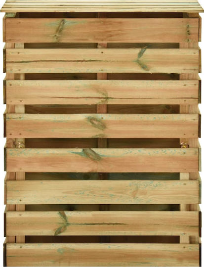 3078138 Дърво Компостер отворен тип 80x50x100cm 4pcs