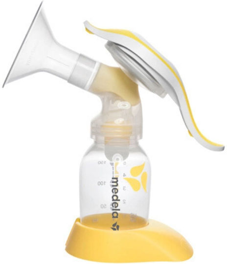 Medela Χειροκίνητο Μονό Θήλαστρο Κίτρινο