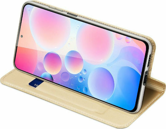 Dux Ducis Skin Pro Book Synthetic Leather Gold (Poco F3 / Mi 11i)