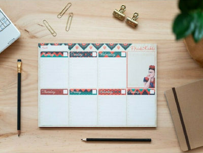 Grupo Erik Frida Kahlo Weekly Planner Agenda 21x29cm