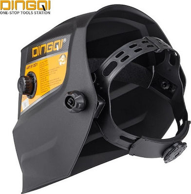 Dingqi Welding Helmet with 93x43mm Visual Field Black