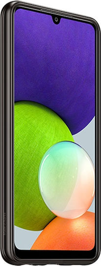 Samsung Задна корица Силикон Черен (Galaxy A22 4G)