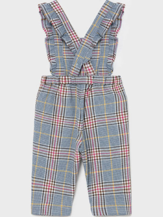 Kinder Latzhose Stoff Blau