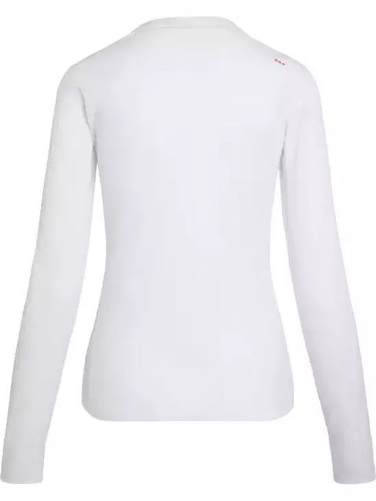 Damen Bluse Langärmelig Weiß