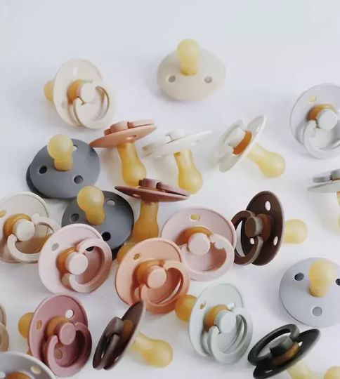 Bibs Colour Pacifiers Rubber Night Blush / Vanilla for 18+ months 2pcs