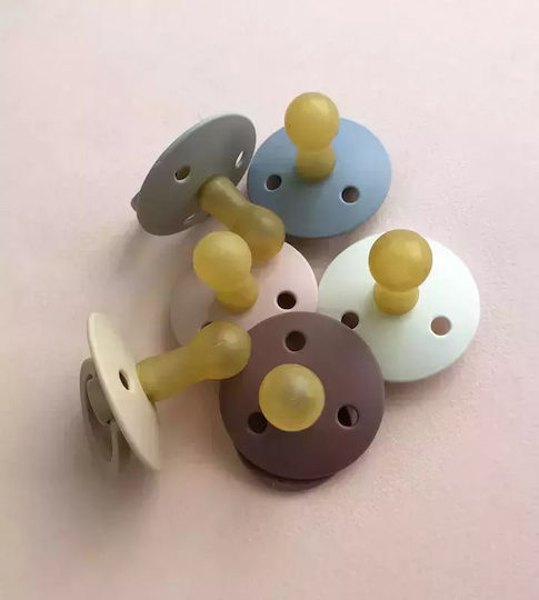 Bibs Colour Pacifiers Rubber Night Blush / Vanilla for 18+ months 2pcs